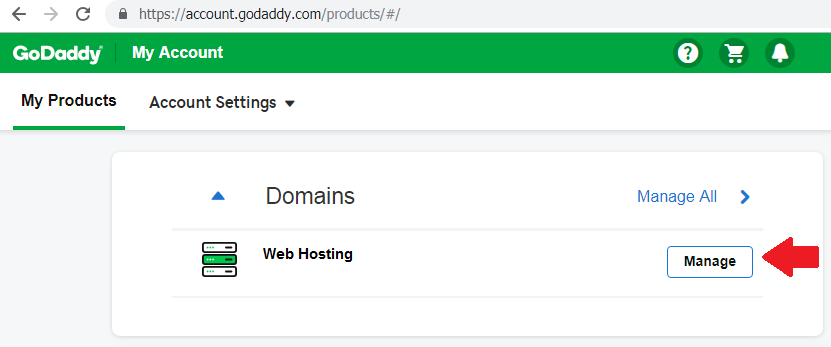 godaddy access cpanel email login